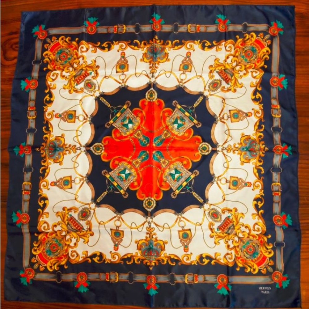 Beautiful Silk Scarf, not Hermes